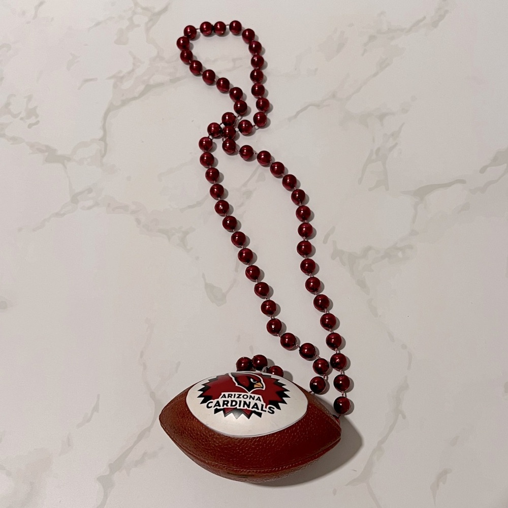 Arizona Cardinals NFL Beaded Necklace